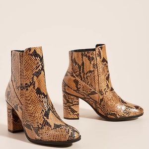 Schutz Snake Ankle Boots - NWOT